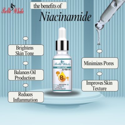 BELLE WHITE ANTI ACNE & PIMPLES   SERUM - Image 3